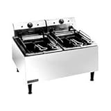 Countertop Medium Duty Electric Fryer- 2 15 Lb. Capacity
