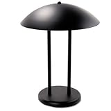Ledu Two-Pole Dome Incandescent Desk/Table Lamp With Domed Metal Shade Matt ....
