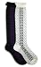 Womens Premium Knee High Socks – 2 Pack -Size 9-11 – Openwork Viney…