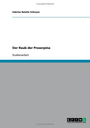 Der Raub der Proserpina