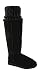 Australia Luxe Collective Fame Womens Black Sheepskin Tall Boots