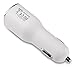 iXCC Dual USB 4.8Amp 24W Universal High Capacity Fast Car Charger Bundle with 8-Pin Lightning Cable (Apple MFi Certified) for Apple Devices - White
