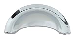 Atlas Homewares 3-1/2-Inch The Moderns Collection Dap Bin Cup Pull, Polished Chrome #234-CH