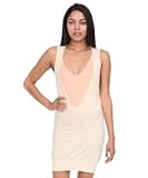 American Apparel Cotton Spandex Jersey Deep U Dress