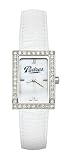 San Diego Padres Ladies Allure Watch White Leather Strap