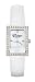 San Diego Padres Ladies Allure Watch White Leather Strap