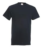 10 Stück Fruit of the Loom Heavy Cotton T-Shirts in Schwarz, Grösse L
