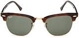 Ray-Ban RB3016 Classic Clubmaster Sunglasses,Dark Tortoise Frame/Black Lens,49 mm