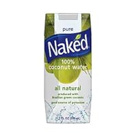 Naked 100% Naked Coconut Water, 11.2-Ounce Boxes (Pack of 12)