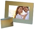 NIX 7 Inch Designer Digital Photo Frame with a Tinted Mirror Surface - TS07M