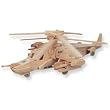 Puzzled Black Shark 3D Natural Wood Puzzle