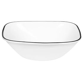 Corelle Square 22-Ounce Soup Cereal Bowl, Boheme by Corelle