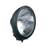 Hella Rallye 4000 Metal LightSingle LampEuro Beam Driving Light 12V - Includes H1 Halogen bulb, stone shield & mount bracket