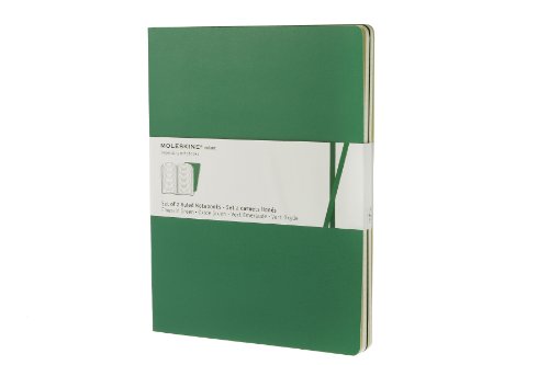 Moleskine Ruled Volant Notebook Extra Large Emerald 