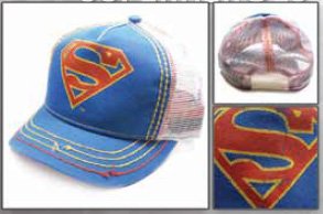  Superman Supergirl Distressed Logo Snap-back Juniors Hat