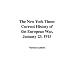 The New York Times Current History of the European War, January 23, 1915