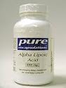 Pure Encapsulations - Alpha Lipoic Acid 600mg 120c