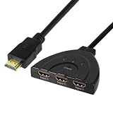 3 Port HDMI 1080p Auto switch Splitter Hub Pigtail 1.3b