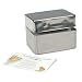 R.S.V.P. Endurance Recipe File Box - Stainless steel