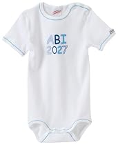 Sanetta 320880 Baby - Jungen Babykleidung/Unterw&auml;sche/Bodys, Gr. 86 Wei&szlig;