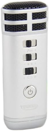 Microphone - Tteana Mini 3.5mm Microphone Karaoke Player for PC/Phone/PSP/MP4/MP3 Silver