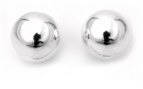 Childrens Toyshop  Jewelry : Sterling Silver Ball Stud Earrings - Size: 2-9mm