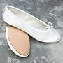 Freed of London Satin Ballet Opera Bridesmaids Flats