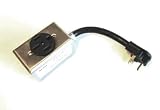 GenTran 10/3 30 Amp TT-30 RV Plug to 50 Amp 125/250 Volt NEMA 1450 Receptacle Generator Adapter #RJBATT30-1450R