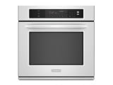 KitchenAid Architect Series II KEBK171SSS 27 Single Electric Wall Oven with 3.8 cu. ft. Capacity, Thermal Self-Cleaning Oven, Two-Element Balanced Baking & Roasting and Bread Proofing: Stainless Steel