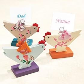 Hen Table Place Card Holder - Mom by ADV Decor