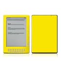 Solid State Yellow Design Protective Decal Skin Sticker for Amazon Kindle DX E-Book Reader