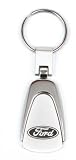 Ford Chrome Teardrop Keychain Made In USA!
