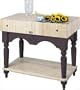 John Boos Calais Work Table, Eggplant