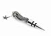 Sanible Stainless Metal Seahorse with Starfish Bottle Topper
