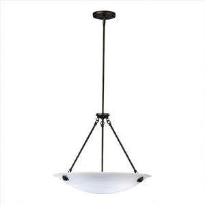 Buy 33 x 19.75 Bowl Pendant in Oiled Bronze by Quorum now!
