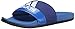adidas Men's Adilette Supercloud Plus Slides, Blue/White/Midnight Indigo Blue, 10
