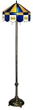 Michigan Wolverines Stained Glass Floor Lamp