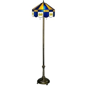 Stained Glass Floor Lamp University of Michigan Wolverines