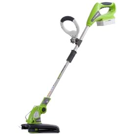 Greenworks 21062 18 Volt 1.7 Ah Ni-Cad 12-Inch Cordless Electric String Trimmer Edger With... by 