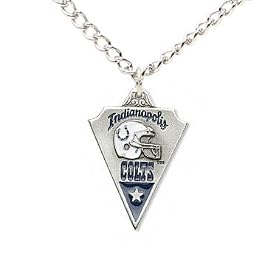Indianapolis Colts Chain Necklace & Pewter Pendant - NFL Football Fan Shop Sports Team Merchandise