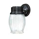 Designers Fountain LED32311-FSN 5 1/2 Inch LED Wall Lantern, Forged Sienna Finish with Clear Shade