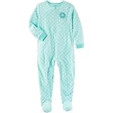 OSHKOSH(オシュコシュ) 1ピーススノーフレークマイクロフリースパジャマ ターコイズ ロンパース長袖 18ヶ月【並行輸入】