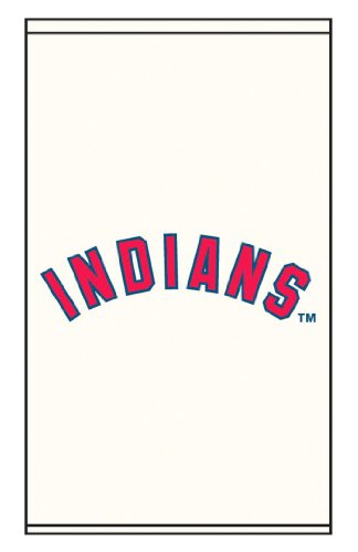 Roller Shades MLB Cleveland Indians Jersey Logo - Off-White Background 0557_0007