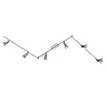 Trio-Leuchten 820510605 Power-LED-Schiene 6 Spots � 3x1W GU10 2 Gelenke L: max. 185cm alufarbig/chrom