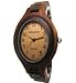 Tense Natural Solid Dark Sandalwood Ladies Hypo-allergenic Wood Watch L7301SD Unique
