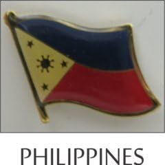 FNG Single Lapel PinsPhilippines Single Lapel Pin