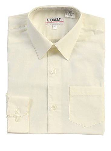 Gioberti Boys' Long Sleeve Dress Shirt