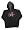 Alabama Crimson Tide Bama Women's Black Hooded Sweatshirt