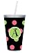 Polka Dot Monogram Insulated Cups