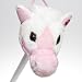 Pink White Stick Horse